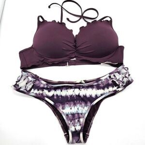 HOBIE Tie Dye/ Purple Bikini Set